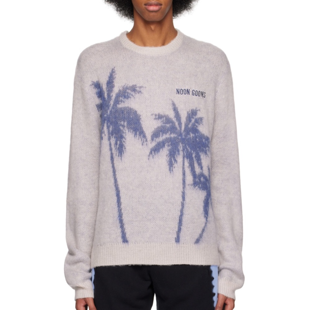 NOON GOONS
SSENSE Exclusive Off-White Palms Sweater